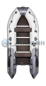 Лодка Ривьера 3600 СК Компакт светло-серый/графит