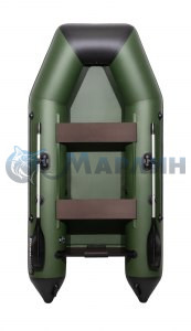 Лодка Аква 2900 зелёный/чёрный